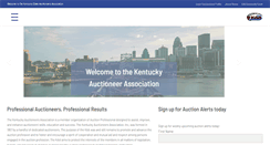 Desktop Screenshot of kentuckyauctioneers.org